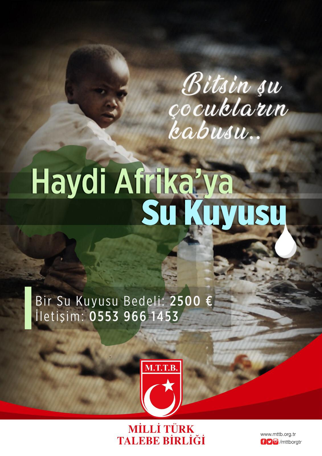 “Bitsin Artık Şu Çocukların Kabusu, Haydi Afrika’ya Su Kuyusu...”
