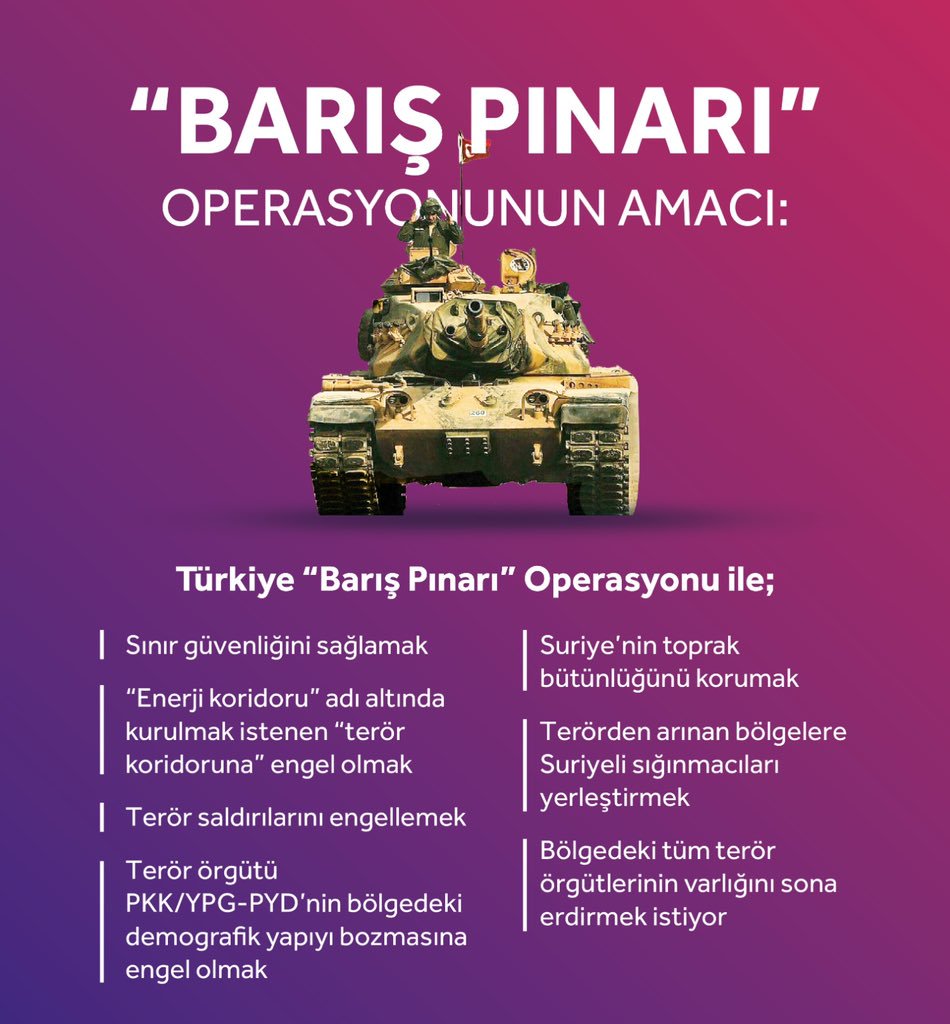 Barış Pınarı Harekâtı Neden Düzenleniyor?