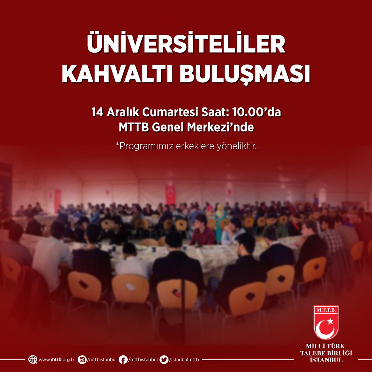 MTTB Üniversiteliler Kahvaltıda buluşuyor. 