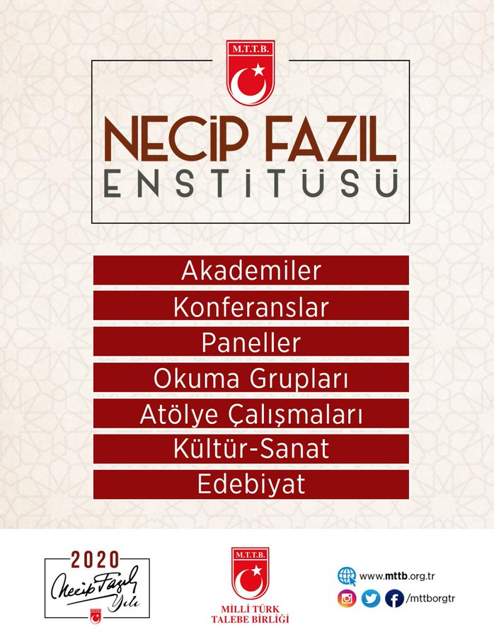 2020 NECİP FAZIL YILI