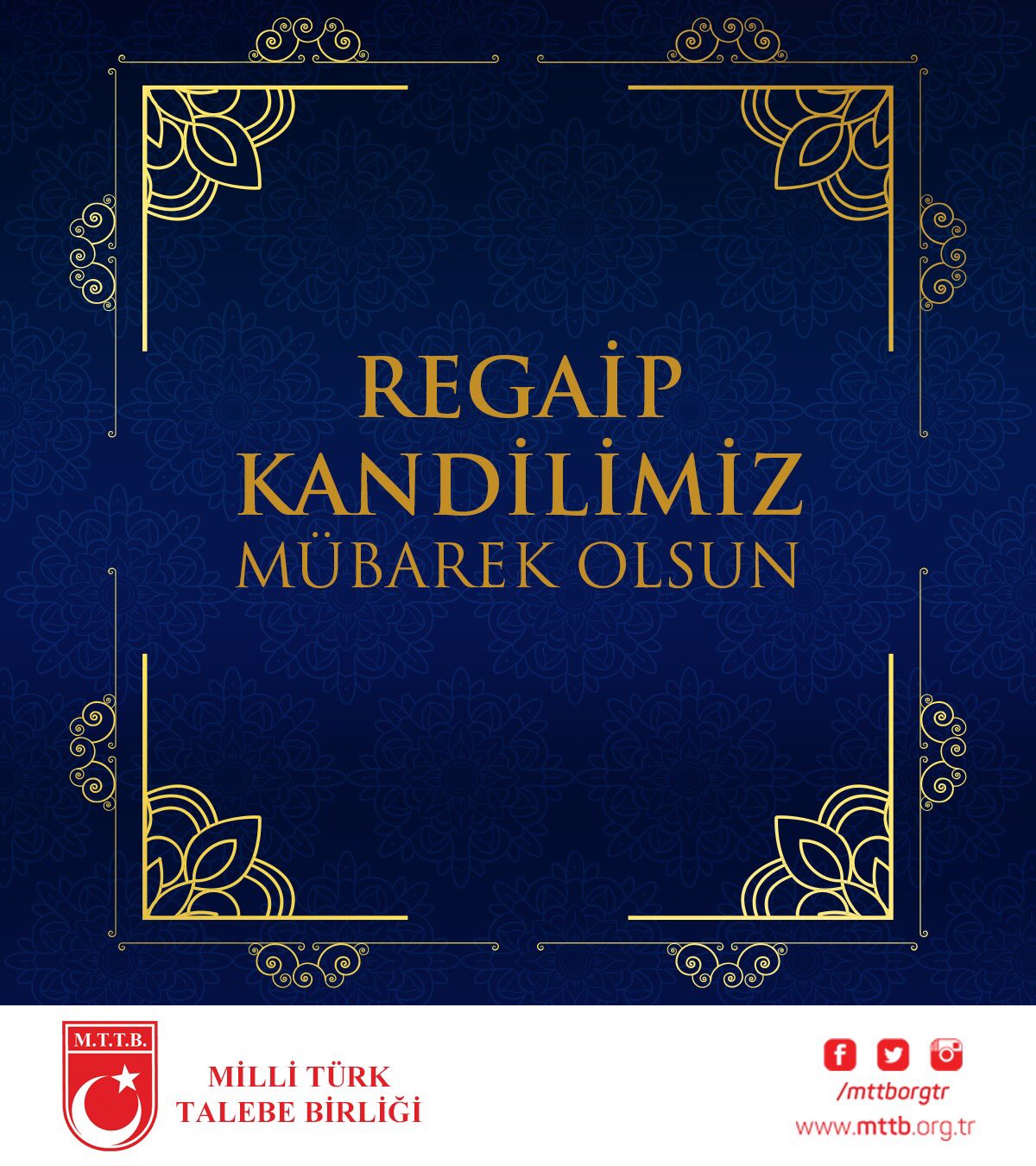 Regaip Kandilimiz Mübarek Olsun!