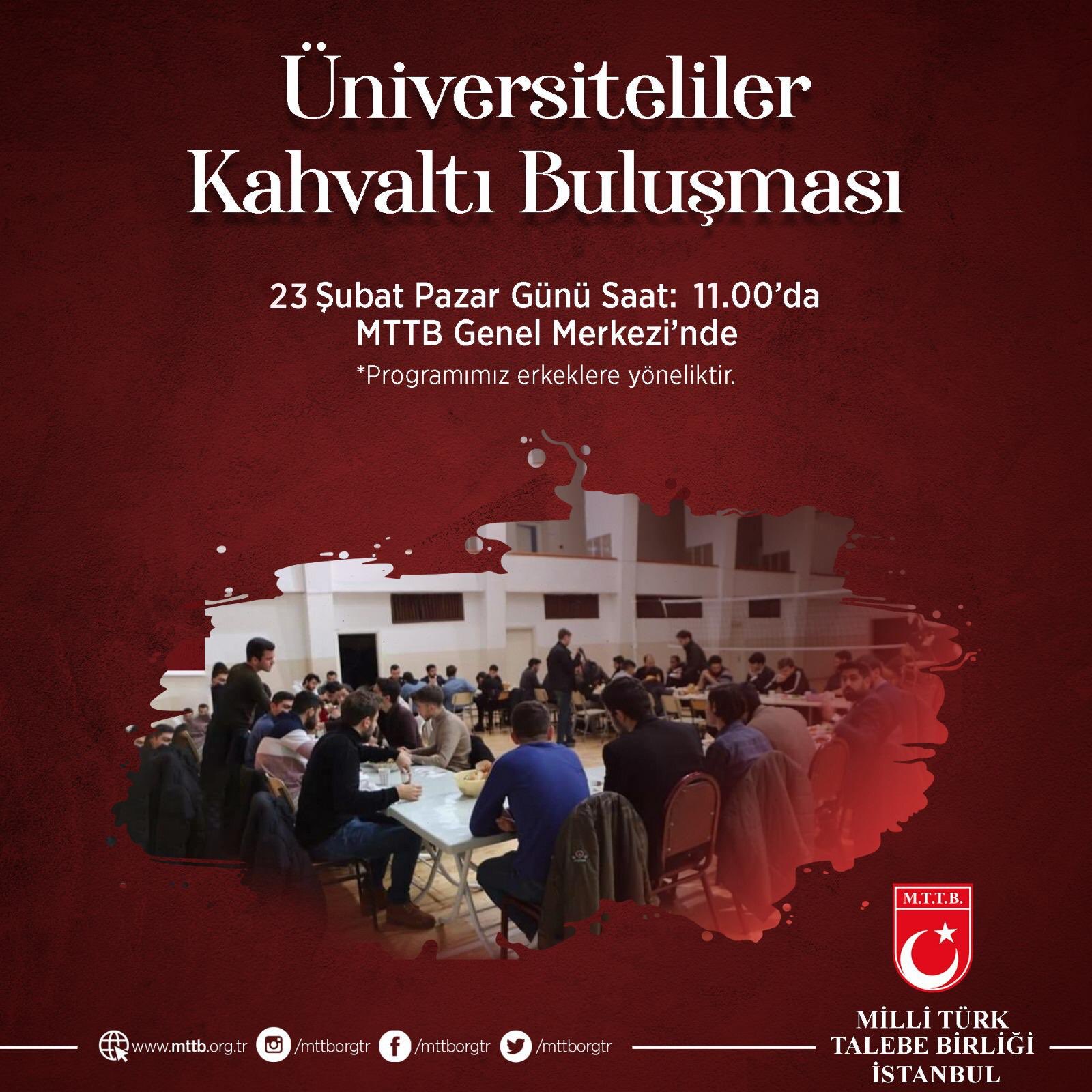 'Üniversiteliler Kahvaltı Buluşması'