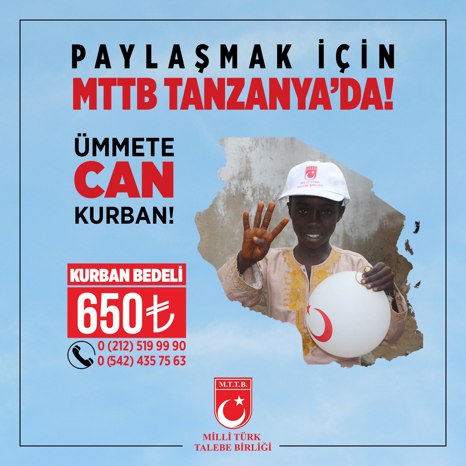 Paylaşmak için MTTB Tanzanya'da !