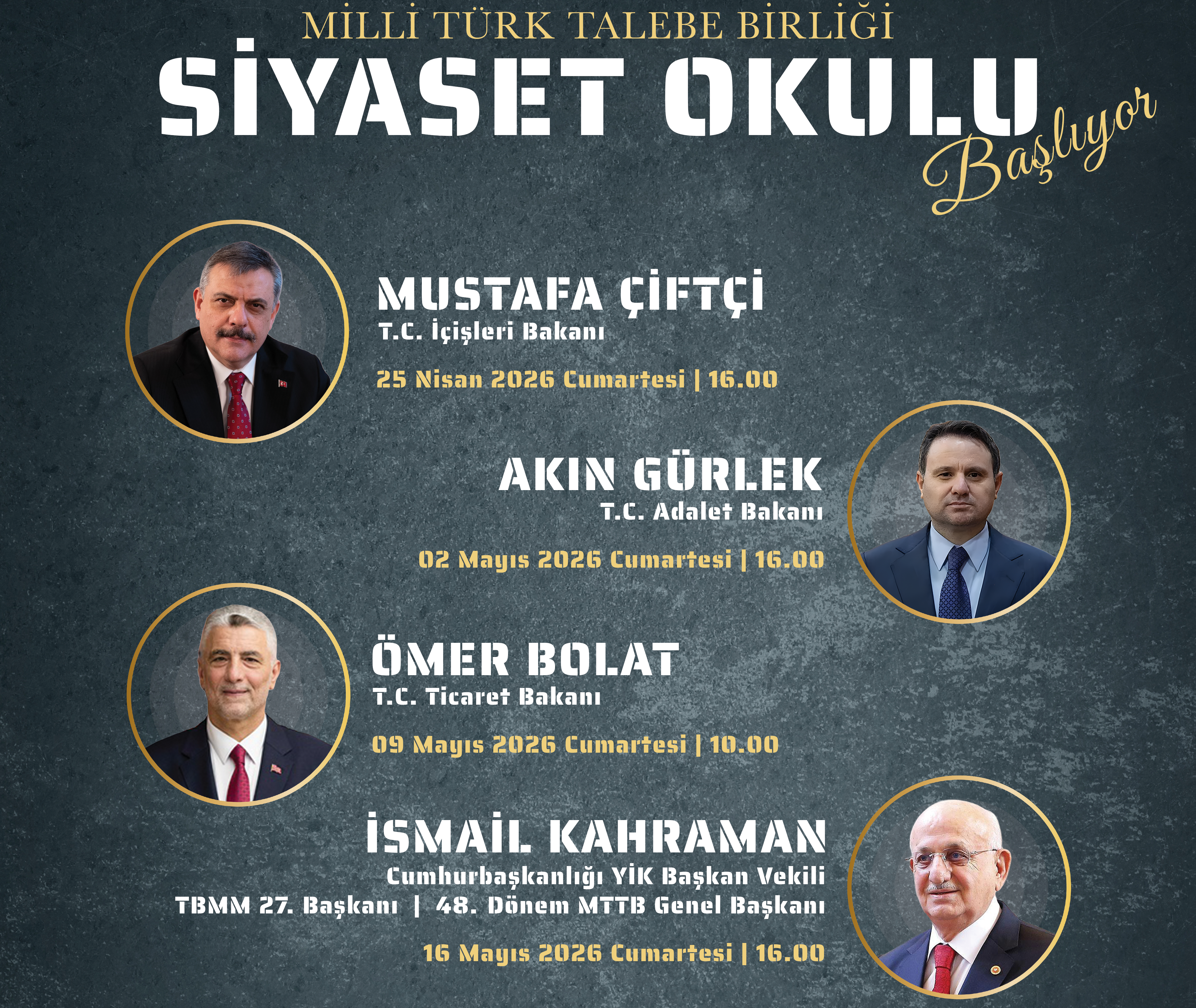 ​SİYASET OKULU MTTB'DE BAŞLIYOR !