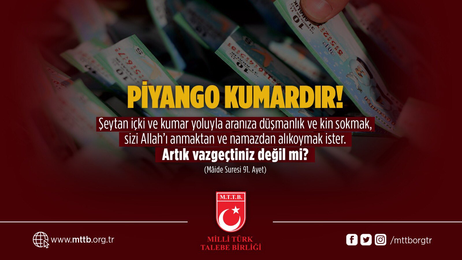 Piyango Kumardır !